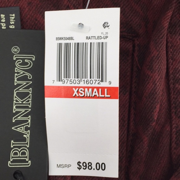 Blank NYC Rattled Up Snake Denim Jacket XS - Picture 9 of 12